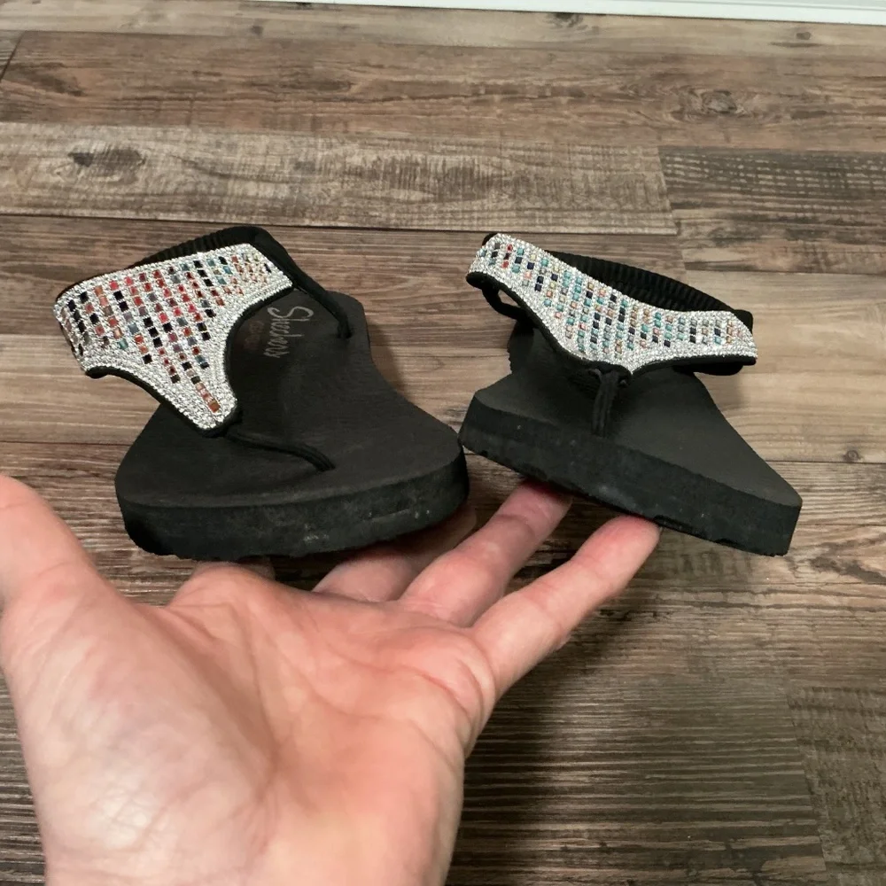 Skechers Cali Meditation Rockstar Sandals - 10 - Picture 6 of 9